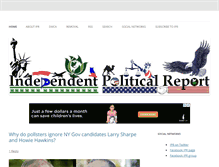 Tablet Screenshot of independentpoliticalreport.com